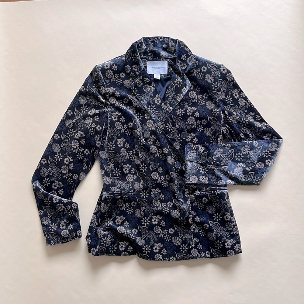 Velour Blue jacket